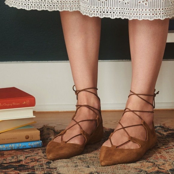 Loeffler Randall Shoes - Loeffler Randall Ambra Leather Pointed Toe Flats